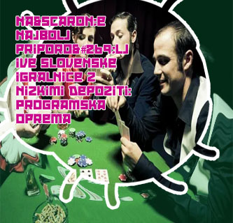 Video poker z najnižjimi depoziti slovenija